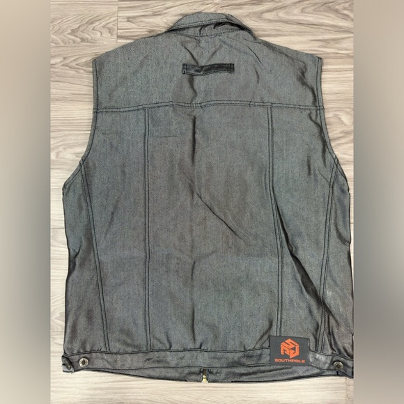 South Pole Men’s Denim Vest- XL - Picture 5 of 6